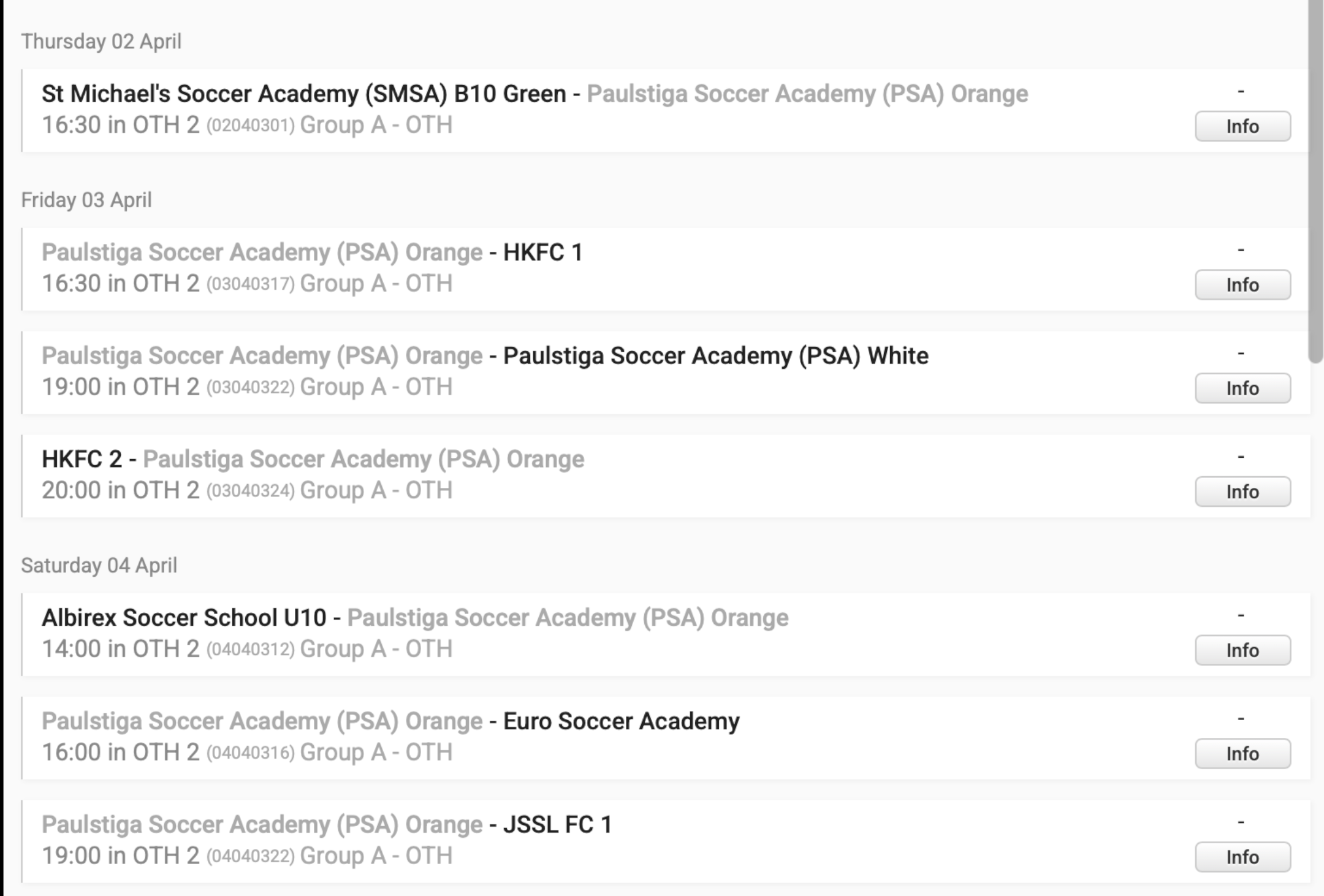 B10 Orange Fixtures
