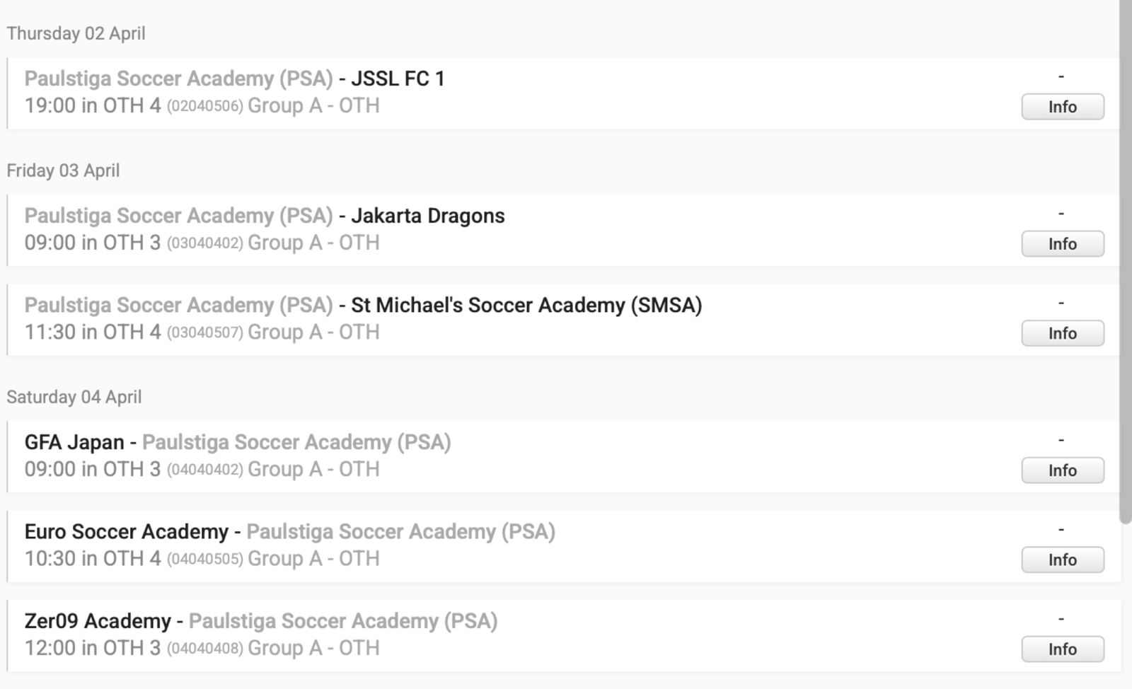 B7 Fixtures