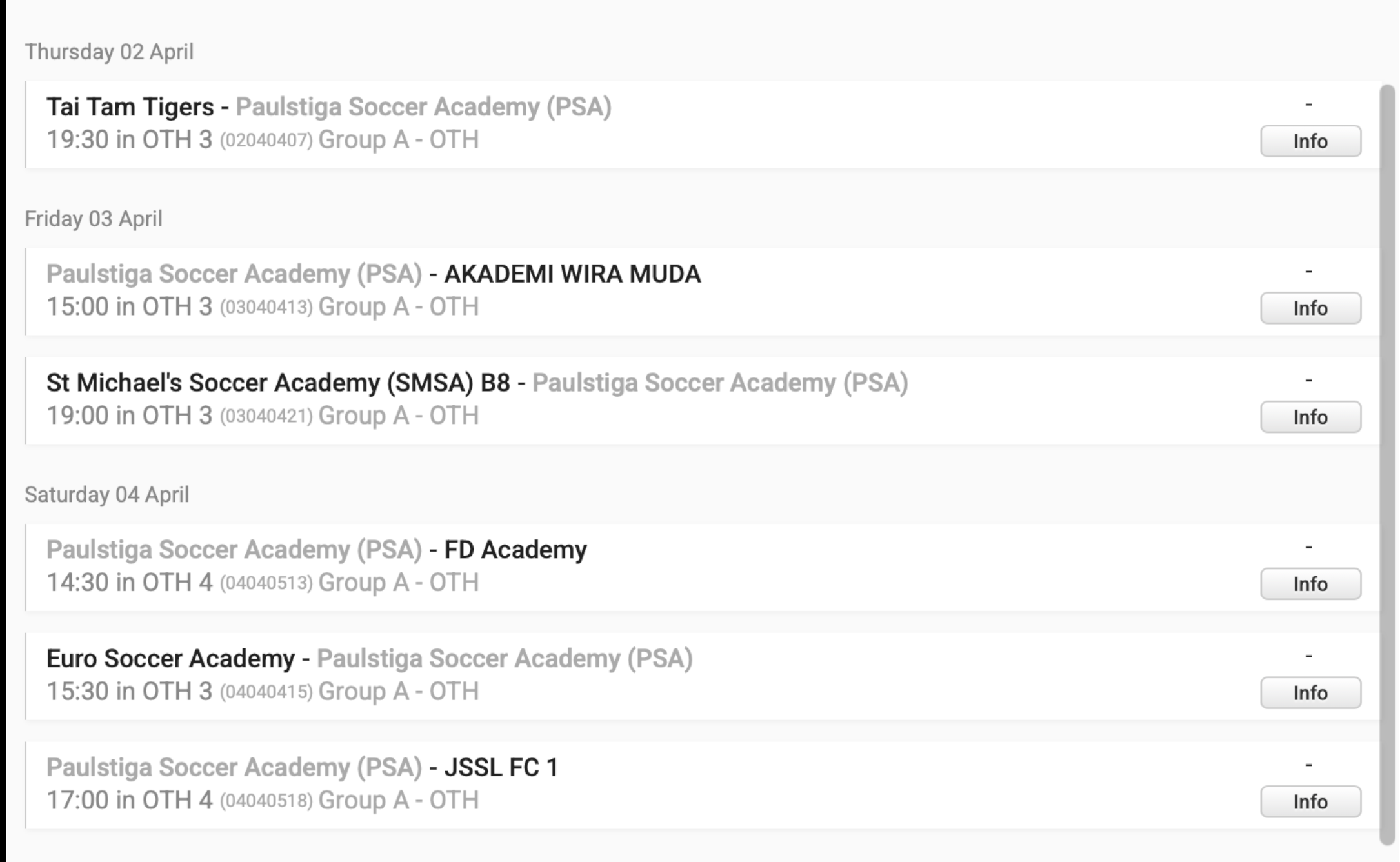 B8 Fixtures